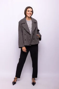 Abrigo tweed cuadros