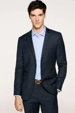 Americana de cuadros Slim Fit.