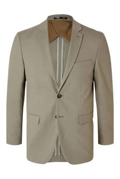Americana de traje Slim Fit confeccionada con lana.
