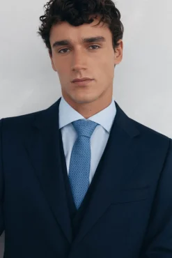 Americana estructura blue back tailored fit