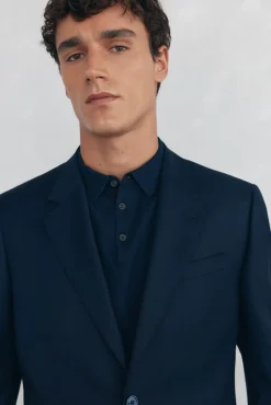 Americana ojo de perdiz bi-stretch slim fit