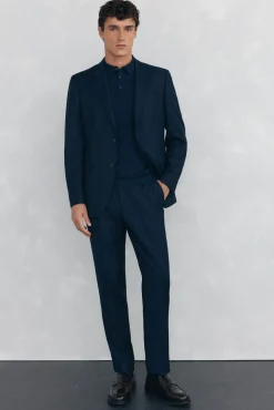 Americana ojo de perdiz bi-stretch slim fit