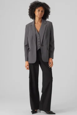 Blazer clásica corte recto
