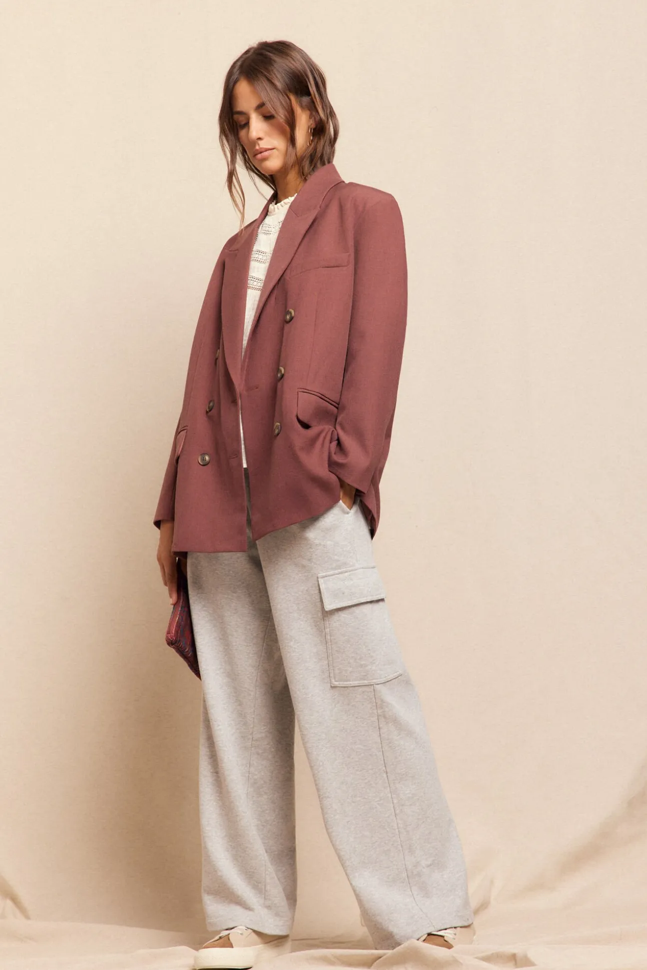 Blazer de corte oversize