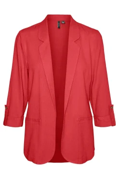 Blazer de mujer abierta con solapa