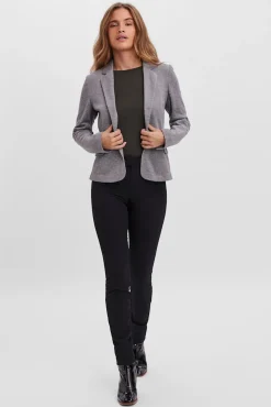 Blazer de mujer manga larga con bolsillos