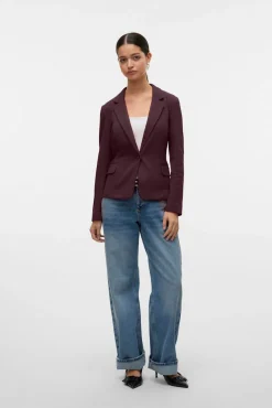 Blazer de mujer manga larga con bolsillos
