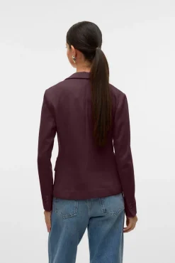 Blazer de mujer manga larga con bolsillos