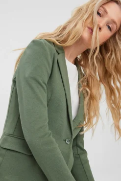 Blazer de mujer manga larga con bolsillos