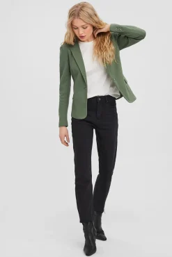 Blazer de mujer manga larga con bolsillos