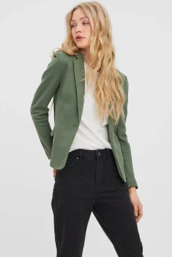 Blazer de mujer manga larga con bolsillos