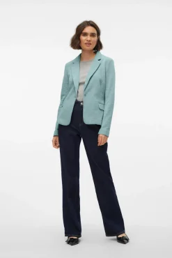 Blazer de mujer manga larga con bolsillos