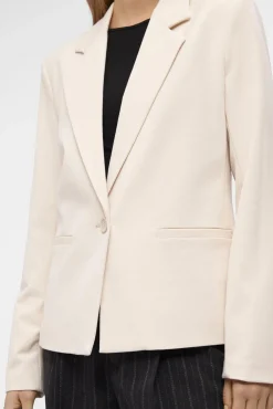 Blazer entallada manga larga