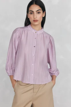 Blusa amplia lisa