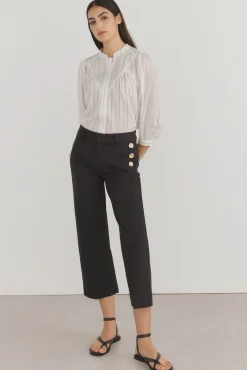 Blusa amplia rayas