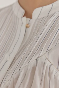 Blusa amplia rayas