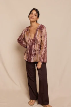 Blusa asimetrica
