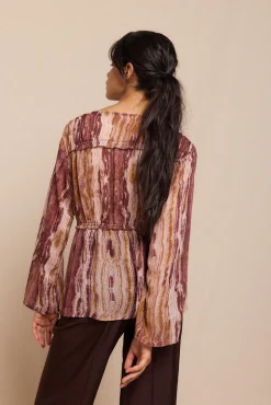 Blusa asimetrica