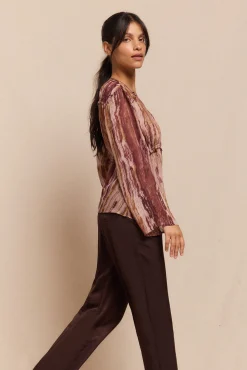 Blusa asimetrica