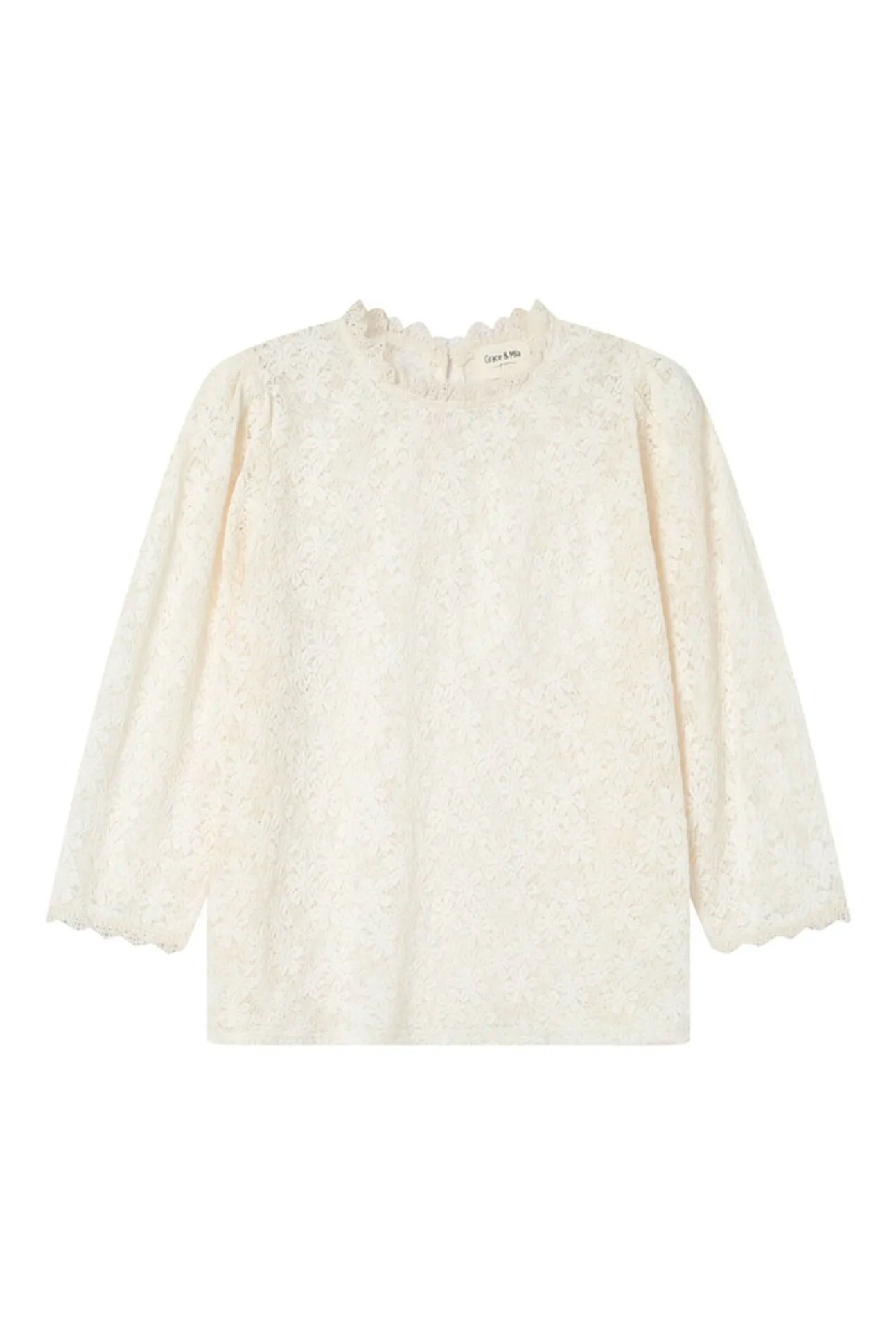 Blusa de encaje