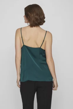 Blusa de tirantes ajustables fluida