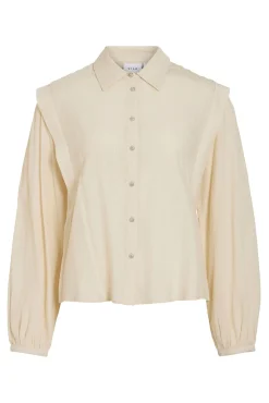 Blusa de viscosa con detalles lúrex