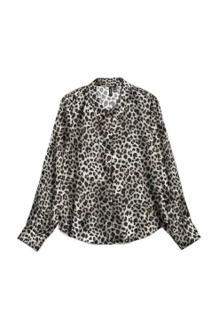 Blusa efecto satinado