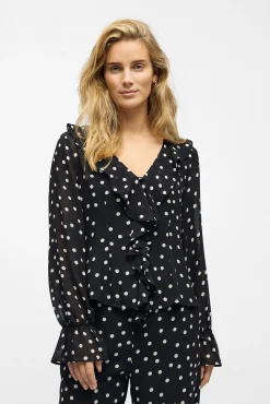 Blusa gasa estampada