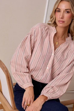 Blusa rayas lurex