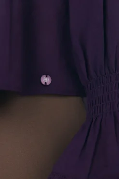 Blusa romántica volante