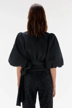 Blusa tafeta lazo