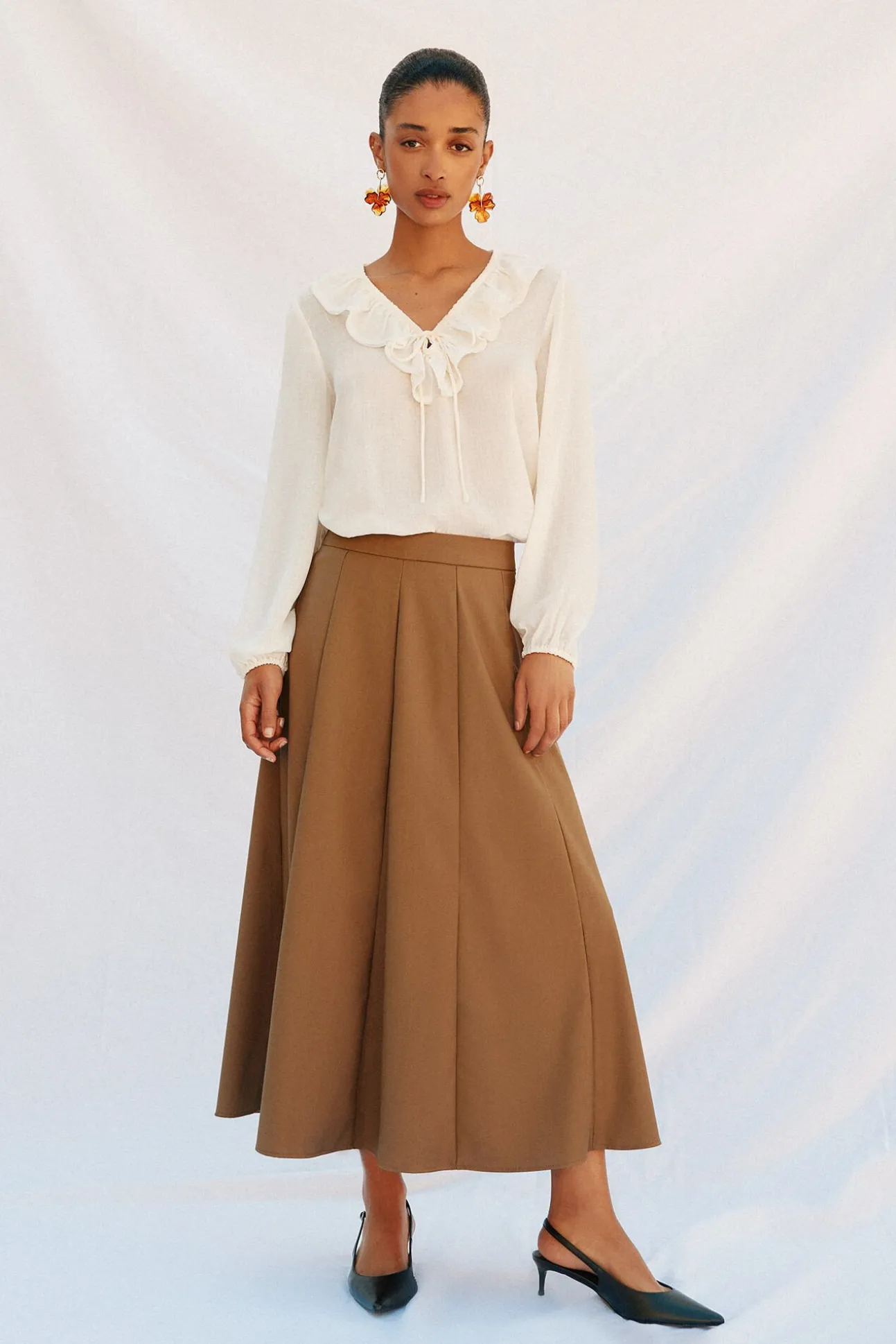 Blusa volantes