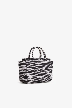 Bolso Acolchado Estampado de Cebra