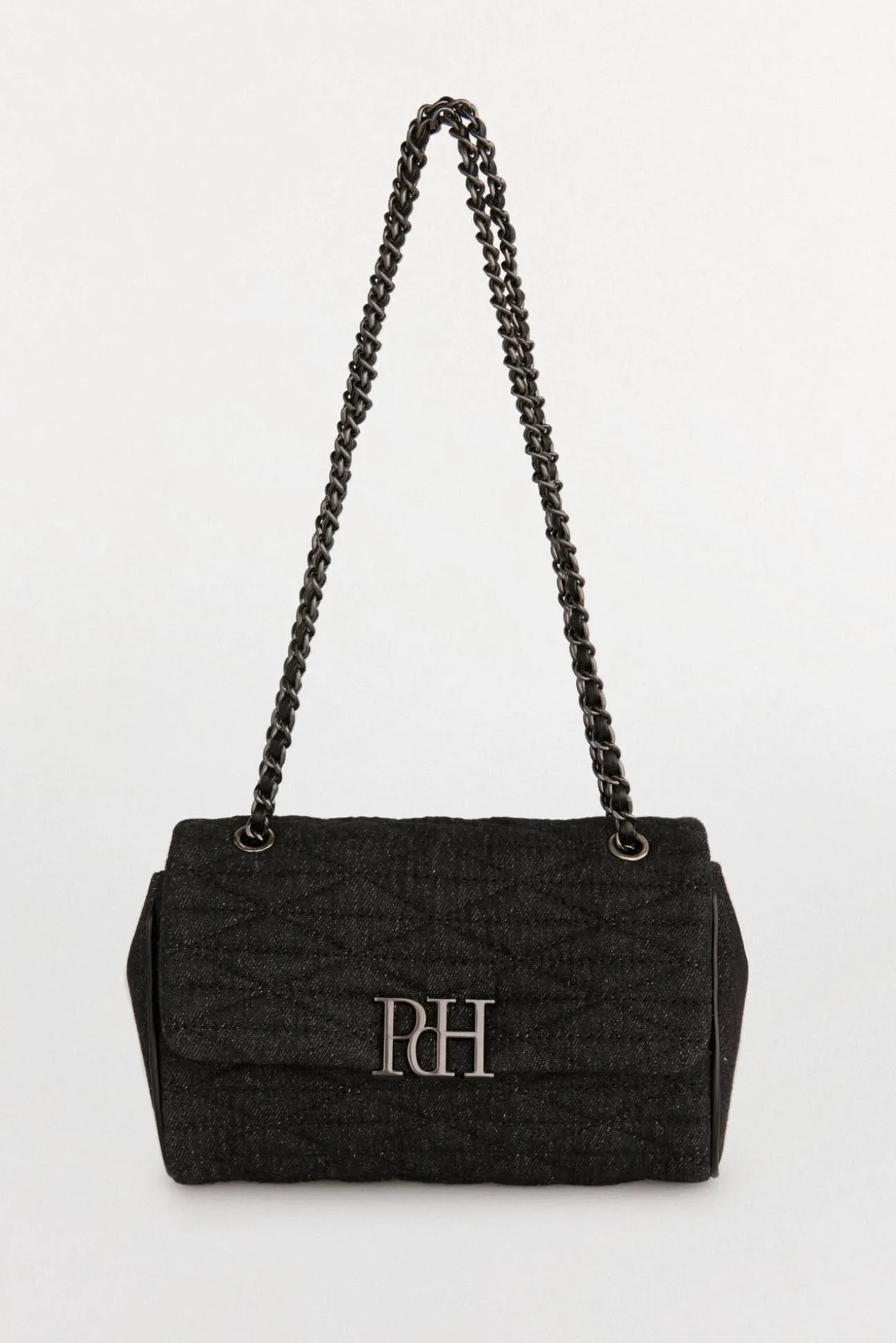 Bolso bandolera acolchado con cadena
