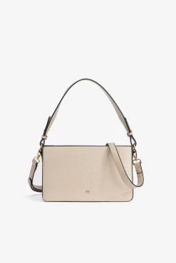 Bolso Bandolera con Efecto Cocodrilo