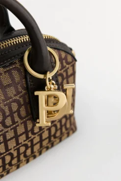 Bolso bowling jacquard mini