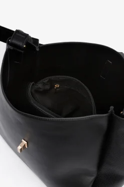 Bolso de hombro efecto piel