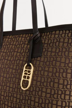 Bolso shopper en jacquard