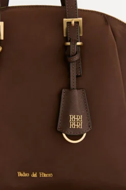 Bolso shopper nylon hebillas