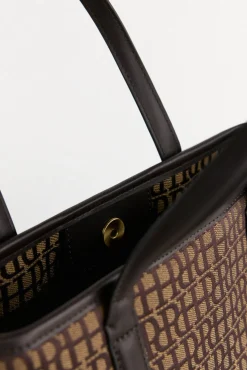 Bolso tote en jacquard