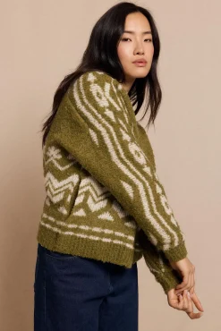 Bomber punto jacquard