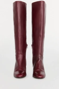 Bota alta piel