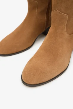 Bota campera serraje