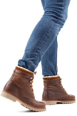 Bota de hombre en piel napa