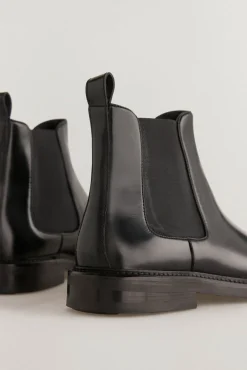 Bota piel gomas laterales