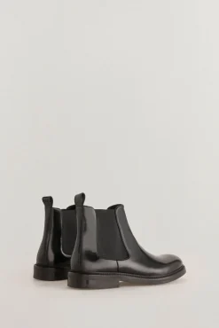 Bota piel gomas laterales