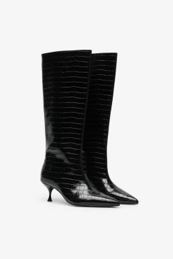 Bota tacón kitten efecto coco