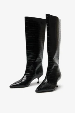 Bota tacón kitten efecto coco