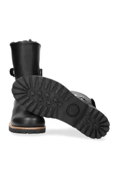 Botas de piel con forro interior de pelo caliente