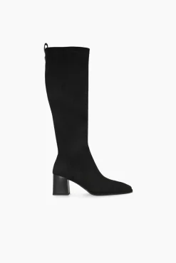 Botas en antelina con tacón